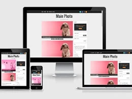 Main Photo Responsive Blogger Template