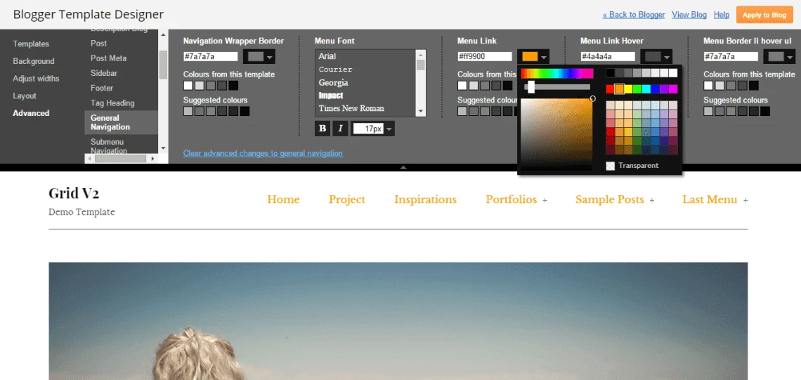responsive fashion blogger template