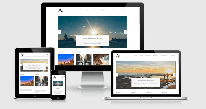 a responsive blogger template